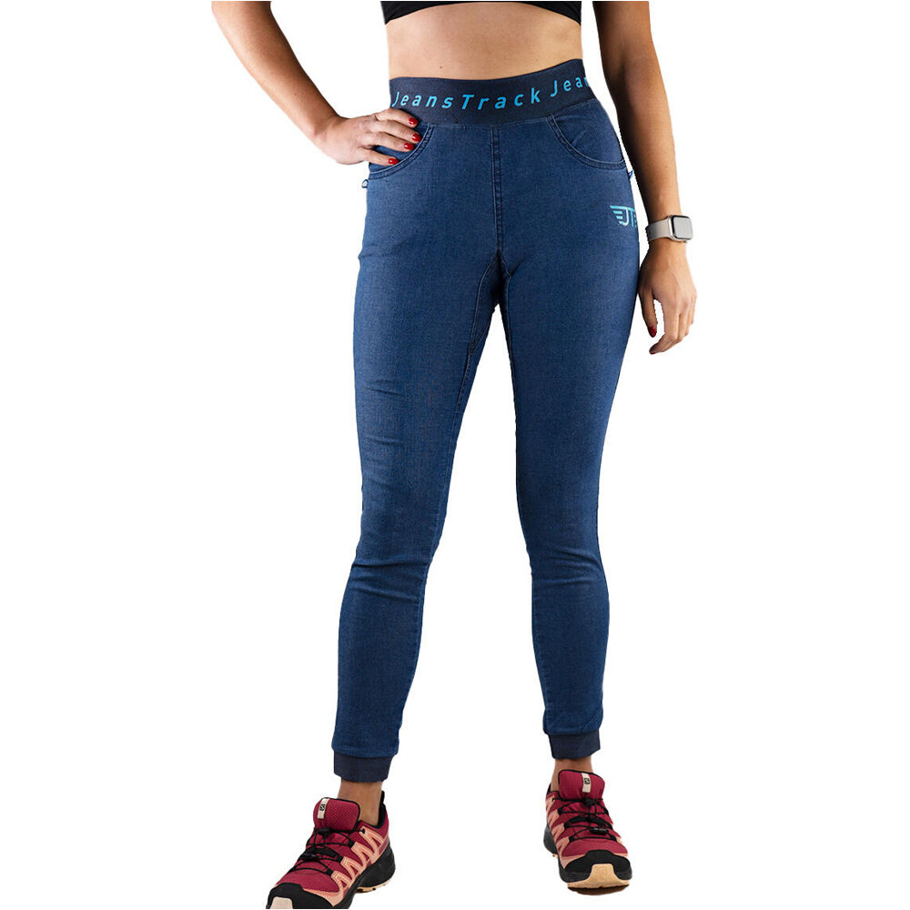 Jeanstrack pantalón montaña mujer DENA W'S climbing pant AZ vista frontal