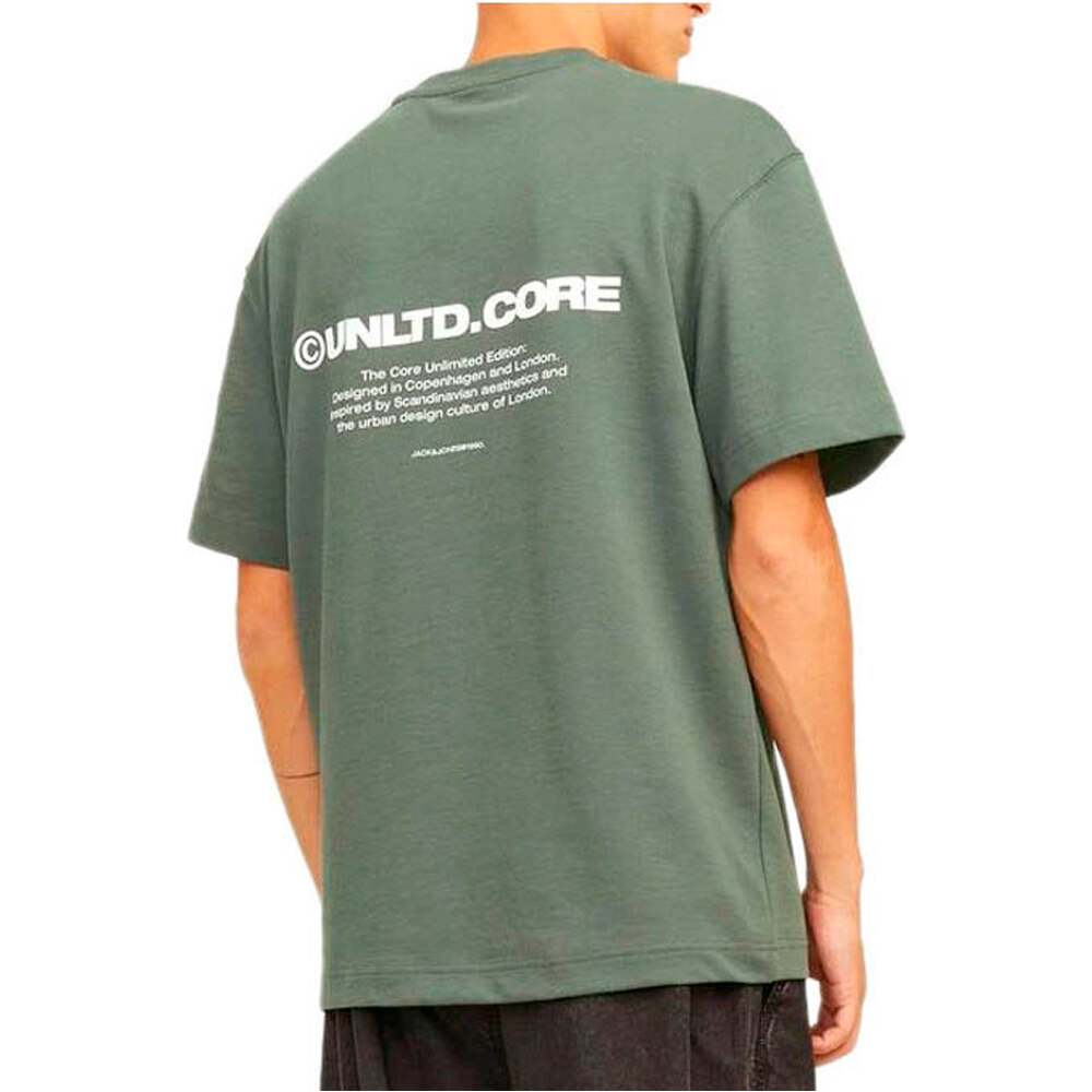 J&J camiseta manga corta hombre JCOAERO PRINT TEE SS CREW NECK NOOS vista trasera