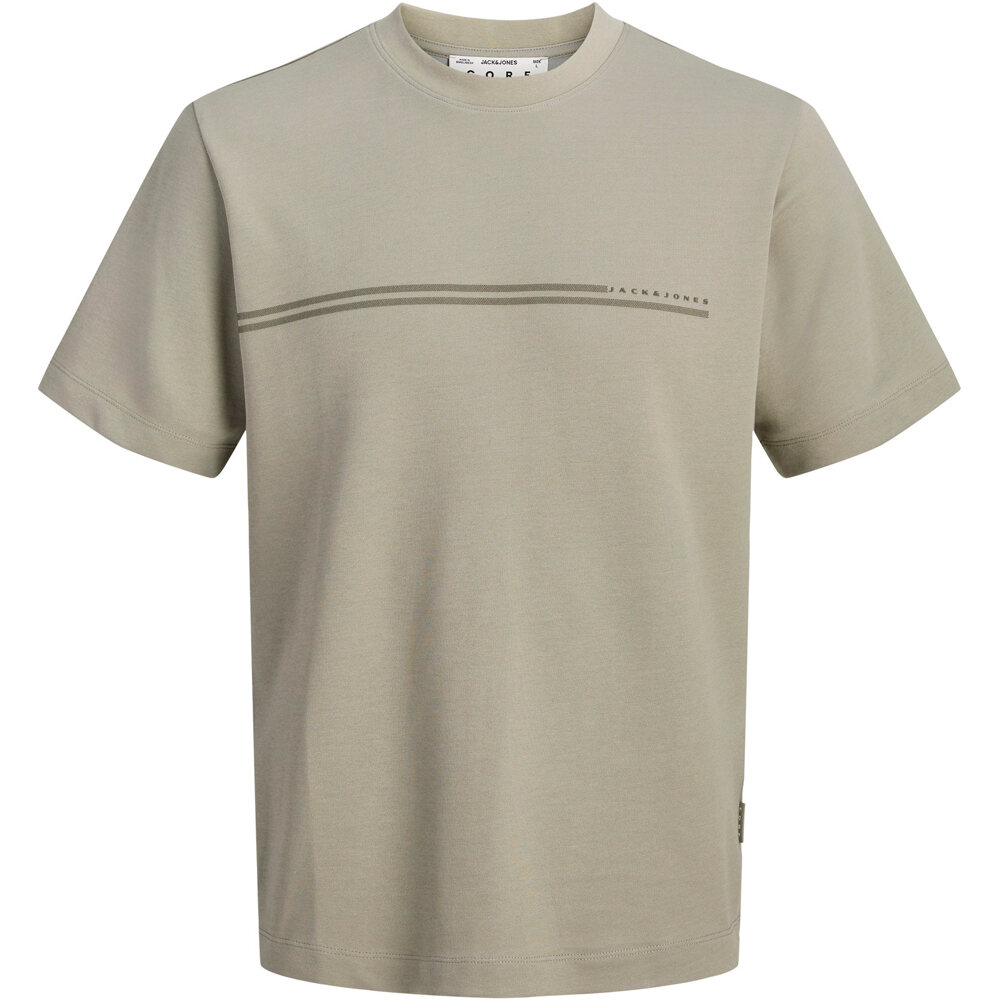 J&J camiseta manga corta hombre JCOFUSION CHEST BRAND TEE SS CREW NOOS vista detalle