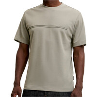 J&J camiseta manga corta hombre JCOFUSION CHEST BRAND TEE SS CREW NOOS vista frontal