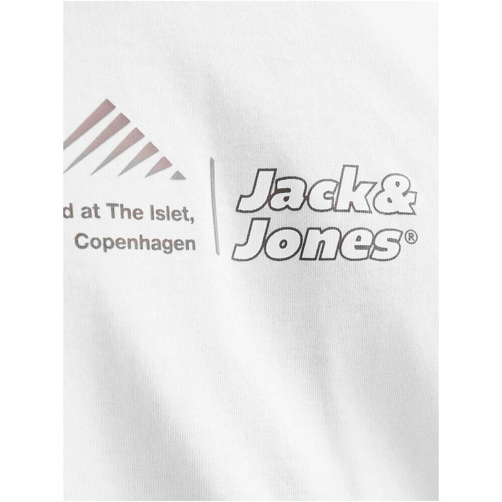 J&J camiseta manga corta hombre JCOLIMA LOGO TEE SS CREW NECK BF vista detalle