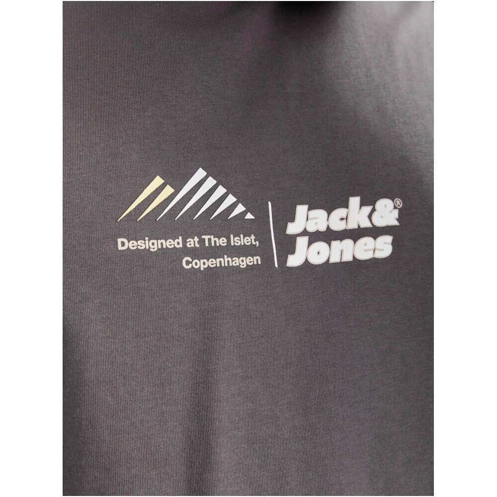 J&J camiseta manga corta hombre JCOLIMA LOGO TEE SS CREW NECK BF vista detalle