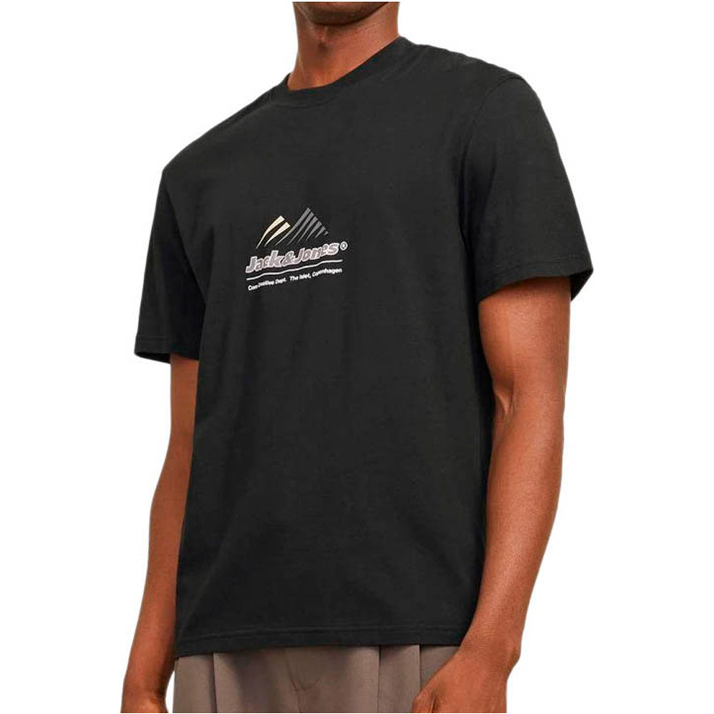 J&J camiseta manga corta hombre JCOLIMA LOGO TEE SS CREW NECK BF vista frontal