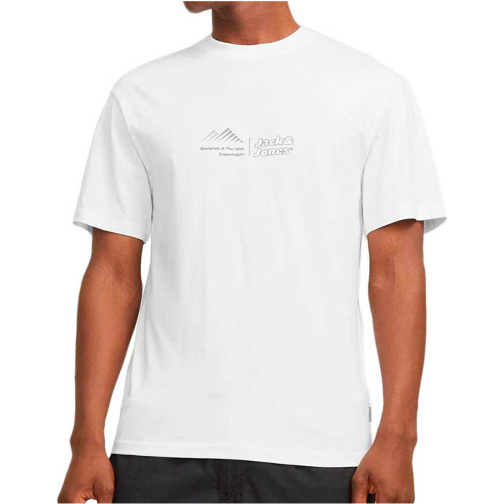 J&J camiseta manga corta hombre JCOLIMA LOGO TEE SS CREW NECK BF vista frontal
