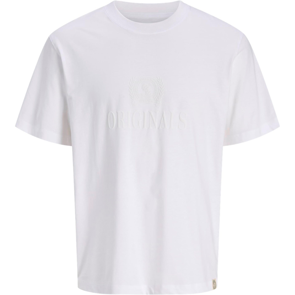 J&J camiseta manga corta hombre JORFREDERIKSBERG MONOGRAM TEE SS CN SN vista frontal