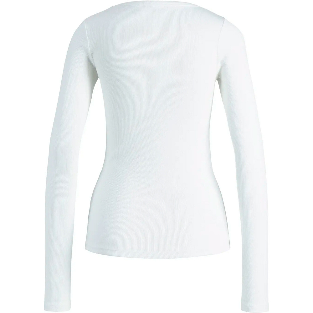 J&J camiseta manga larga mujer JXFREYA STR LS RIB TEE JRS NOOS vista trasera