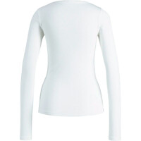 J&J camiseta manga larga mujer JXFREYA STR LS RIB TEE JRS NOOS vista trasera