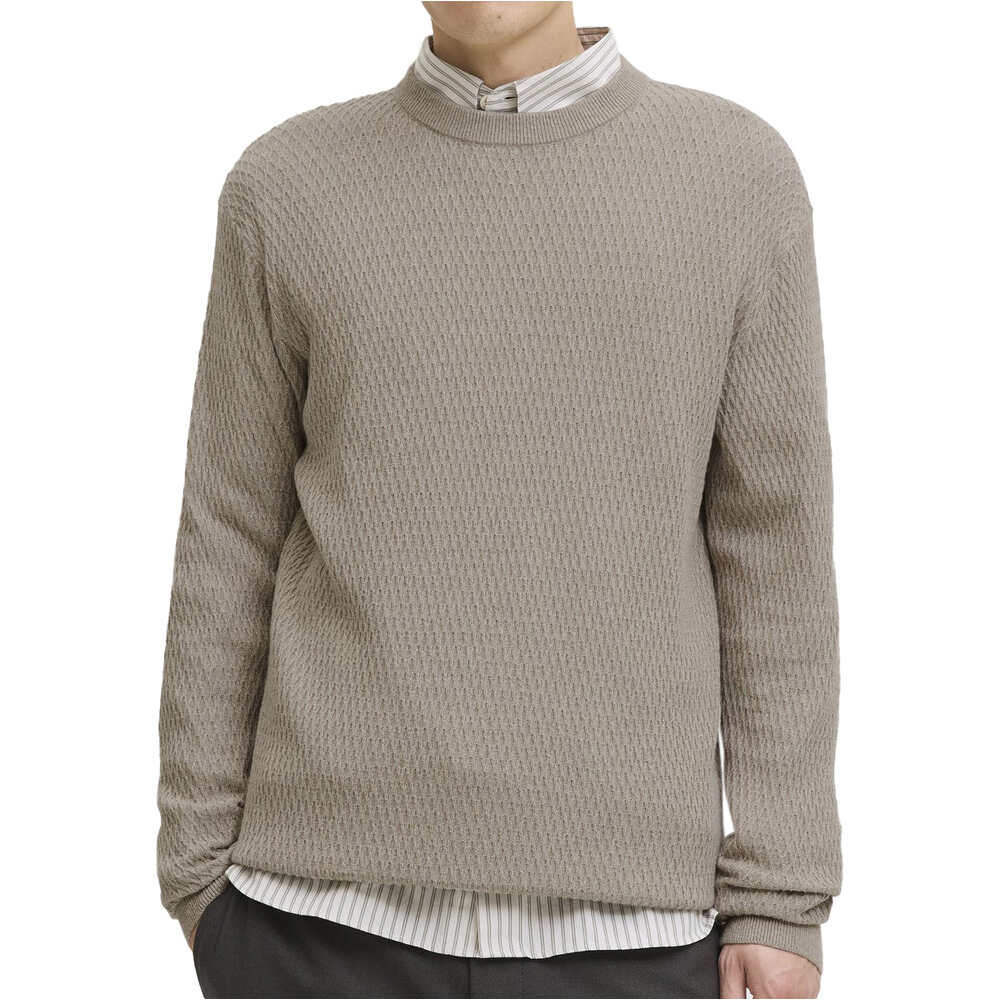 J&J jersey hombre JPRBLAREAGAN KNIT CREW NECK vista frontal