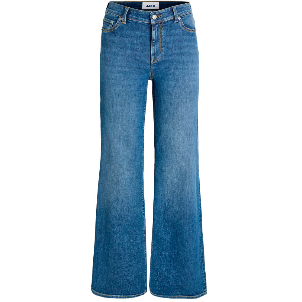 J&J pantalón mujer JXROME FLARED MW C220 DNM 04
