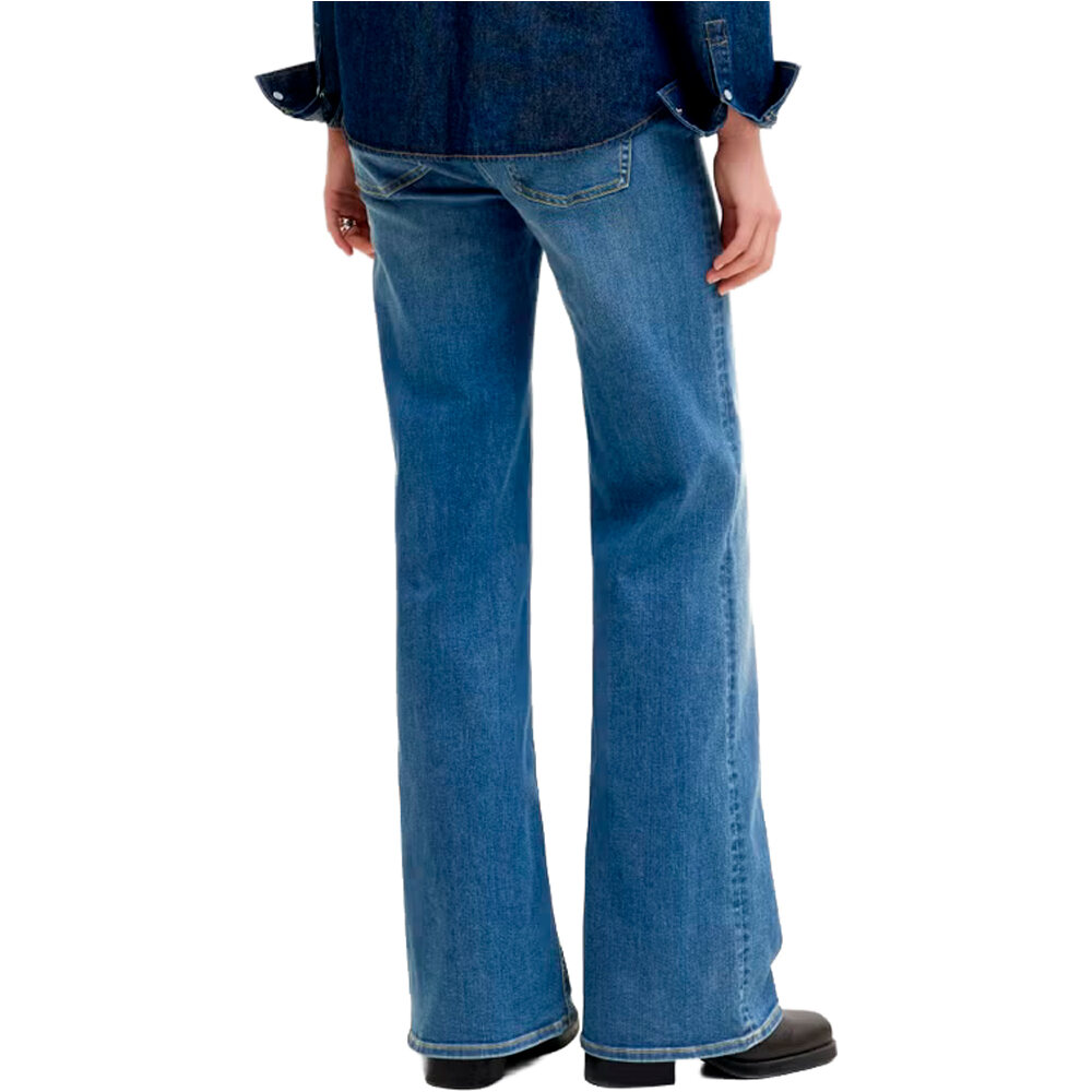 J&J pantalón mujer JXROME FLARED MW C220 DNM vista trasera