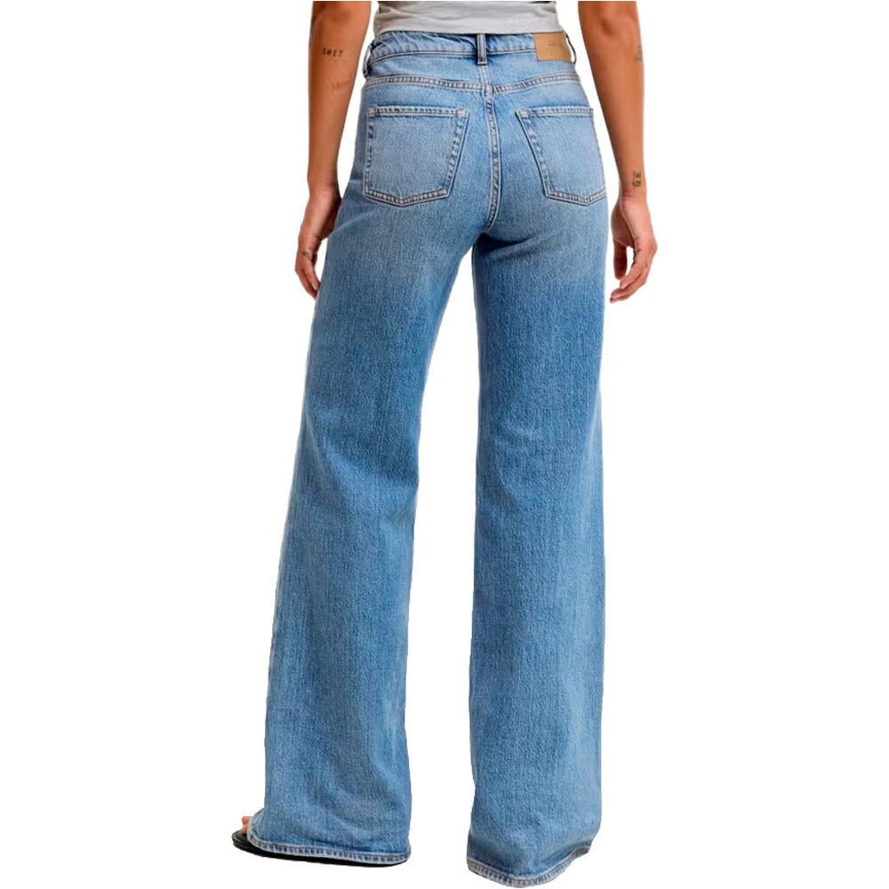 J&J pantalón mujer JXROME FLARED MW C9189 JEANS DNM NOOS vista trasera