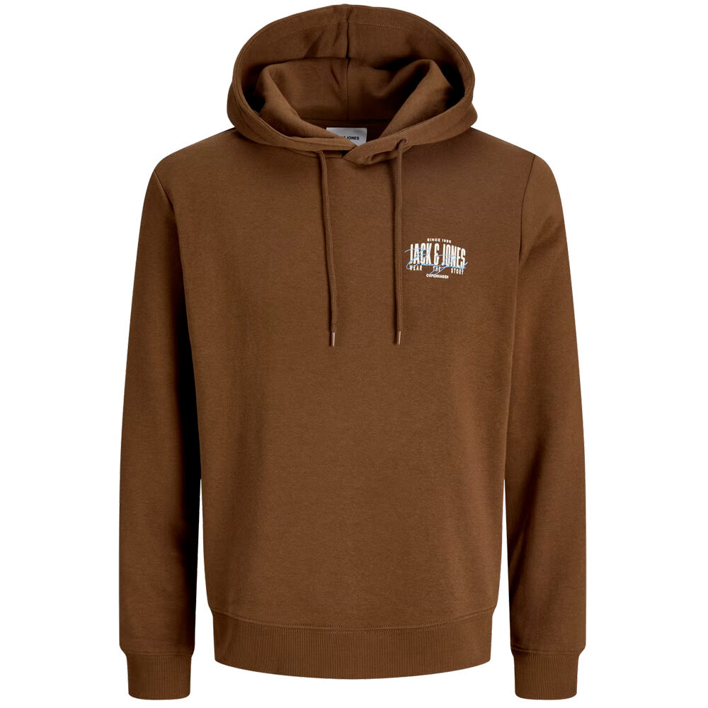 J&J sudadera hombre JJAERO SWEAT HOOD small print vista frontal