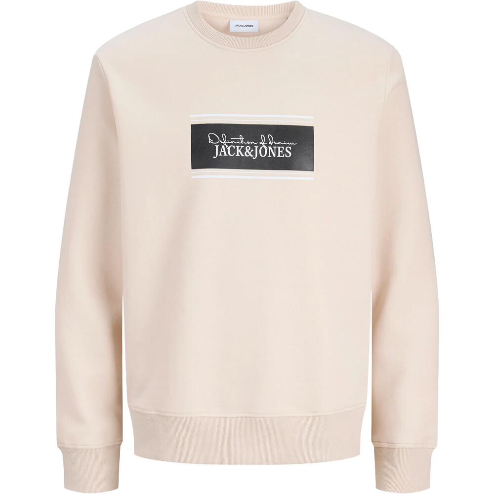 J&J sudadera hombre JJBUSTER SWEAT CREW NECK BTS vista frontal