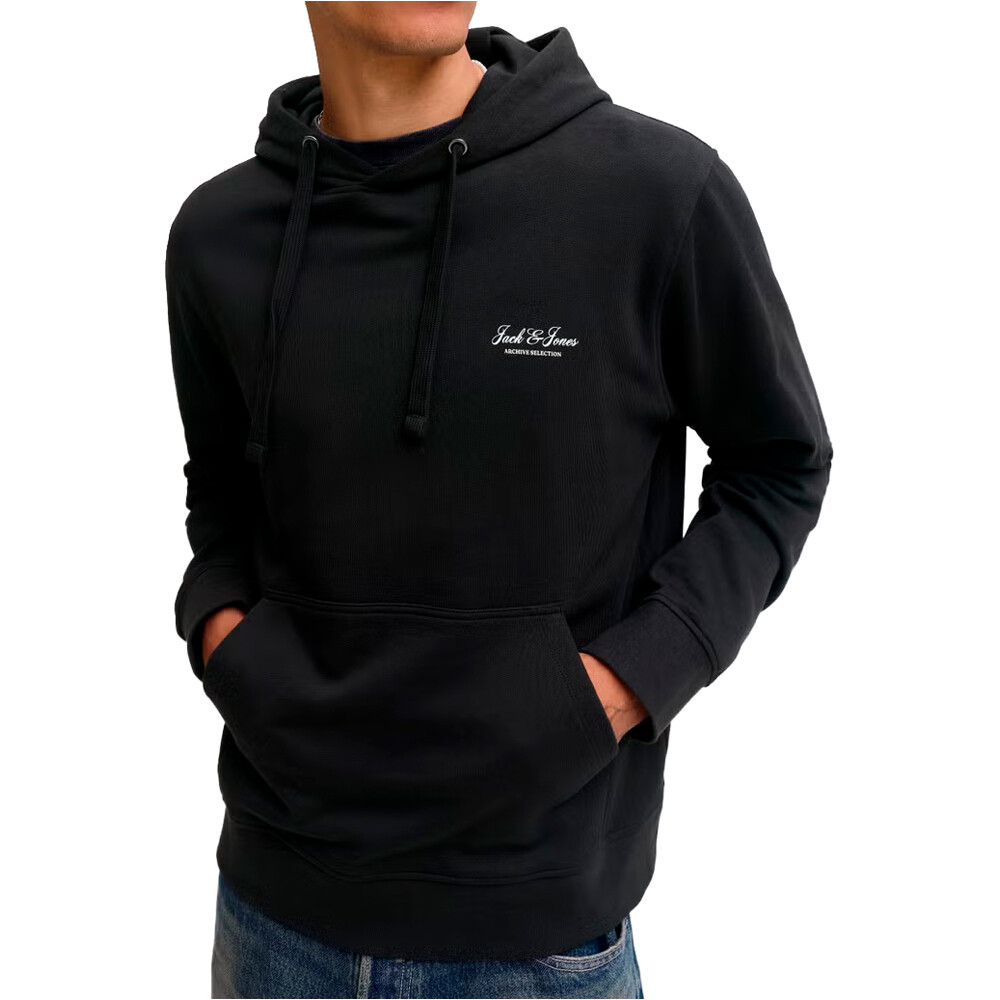 J&J sudadera hombre JJEARCHIVE GRAPHIC SWEAT HOOD SN vista detalle