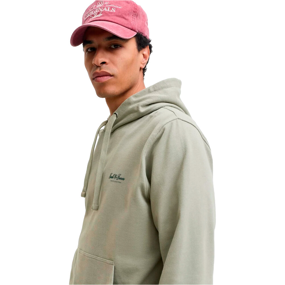 J&J sudadera hombre JJEARCHIVE GRAPHIC SWEAT HOOD SN vista detalle