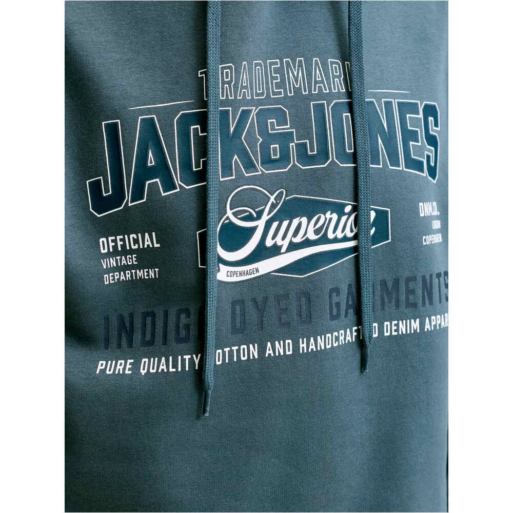J&J sudadera hombre JJELOGO SWEAT HOOD 2 COL AW26 SN 03