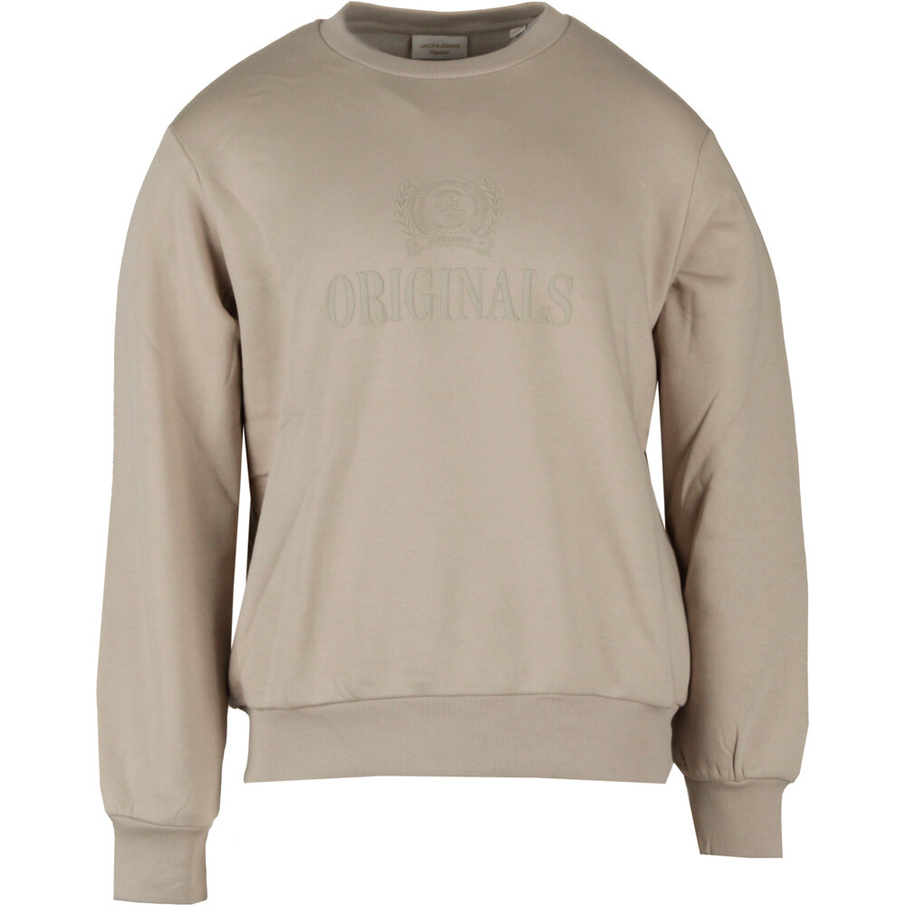 J&J sudadera hombre JORFREDERIKSBERG MONOGRAM SWEAT CN vista frontal