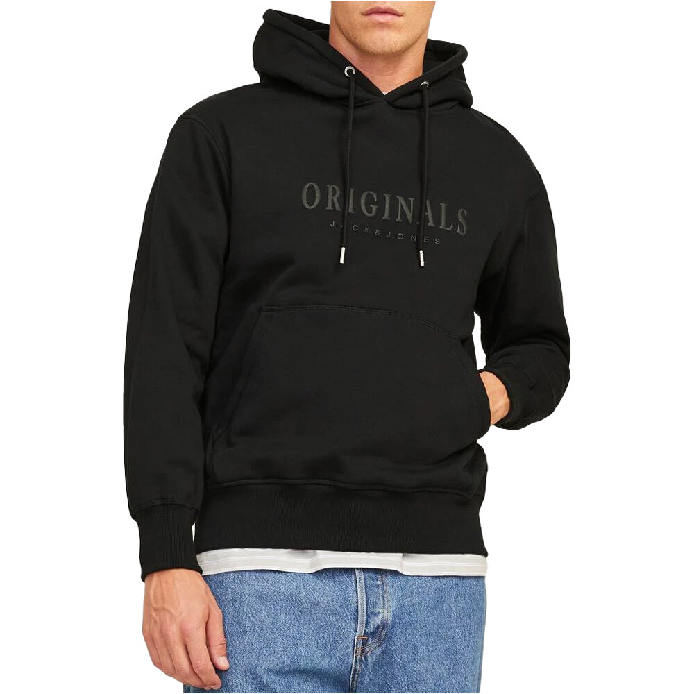 J&J sudadera hombre JORFREDERIKSBERG SWEAT HOOD SN vista frontal