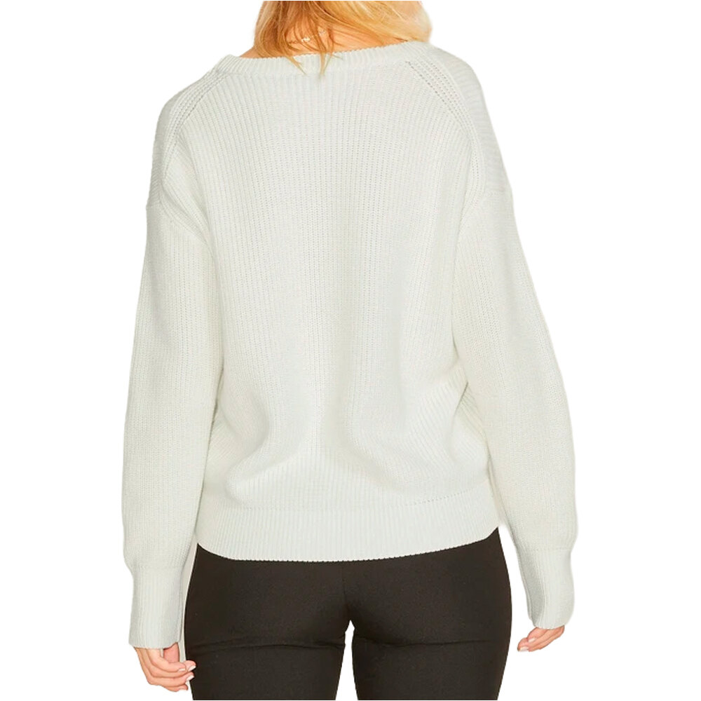 J&J sudadera mujer JXMILA TWIST CREW NECK KNIT vista trasera
