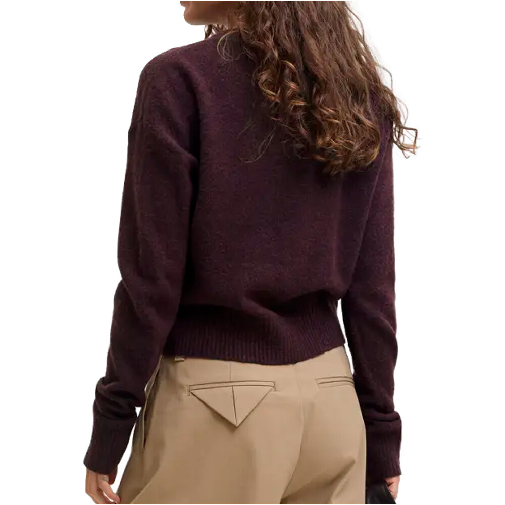 J&J sudadera mujer JXNATALIE DIVERSE CARDIGAN KNIT SN vista trasera