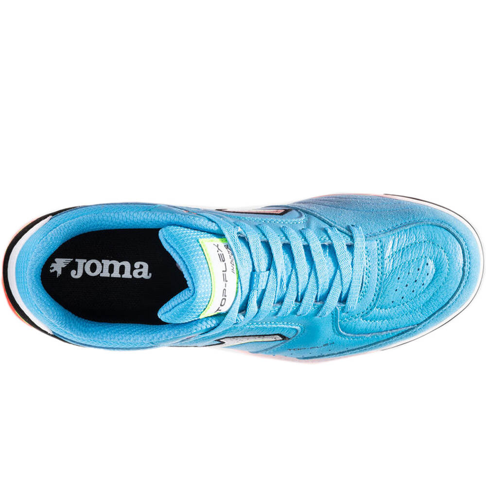 Joma botas fútbol sala TOP FLEX AZ vista superior