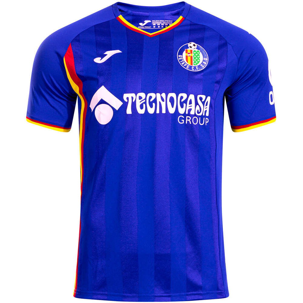 Joma camiseta de fútbol oficiales niño GETAFE 26 1 JR AZ vista frontal