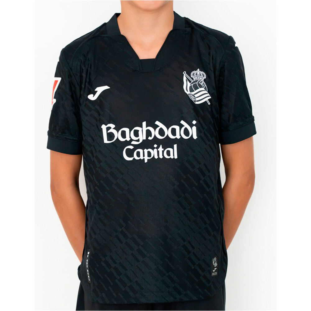 Joma camiseta de fútbol oficiales niño R.SOCIEDAD 27 A JSY Y vista frontal