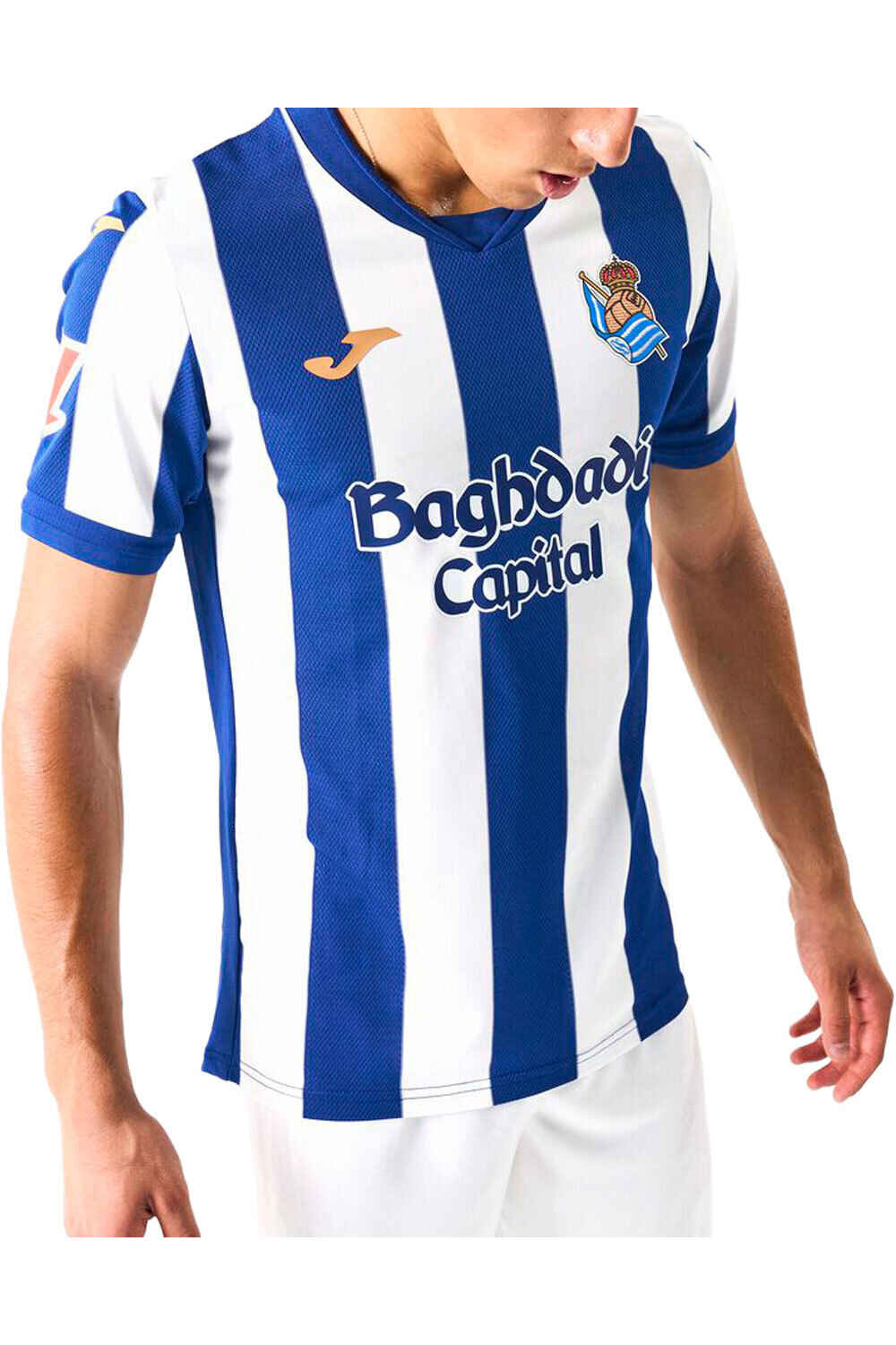 Joma camiseta de fútbol oficiales R.SOCIEDAD 27 H JSY vista frontal