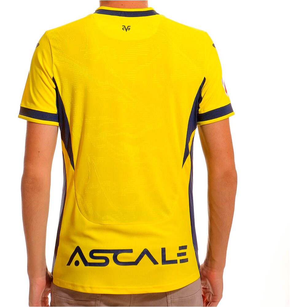 Joma camiseta de fútbol oficiales VILLAREAL 27 1 AMMN vista trasera