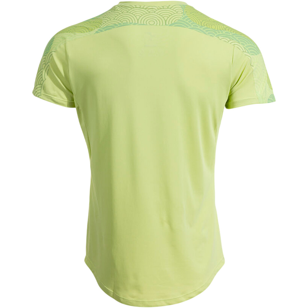 Joma camiseta tenis manga corta hombre CAMISETA TENIS CHALLENGE LIMA vista trasera