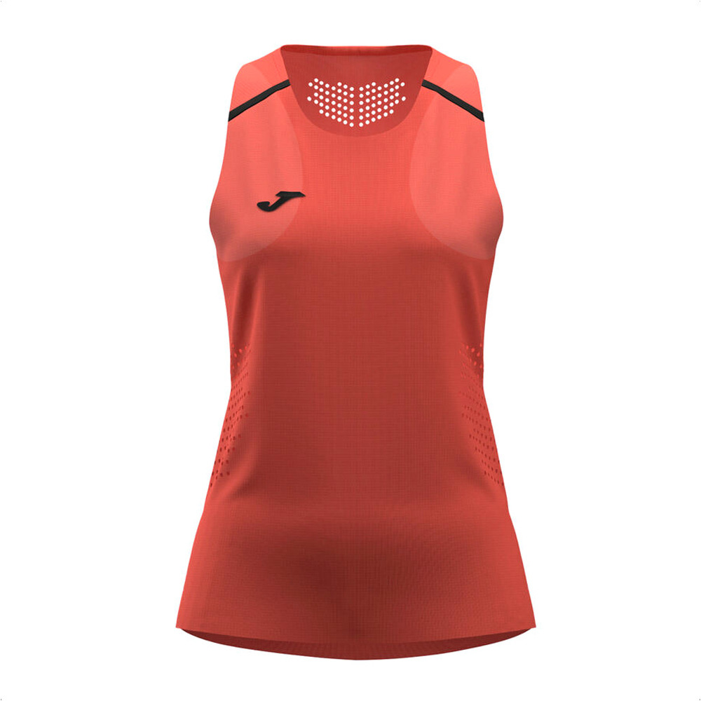 Joma camiseta tenis manga corta mujer CAM TORNEO W COR vista frontal