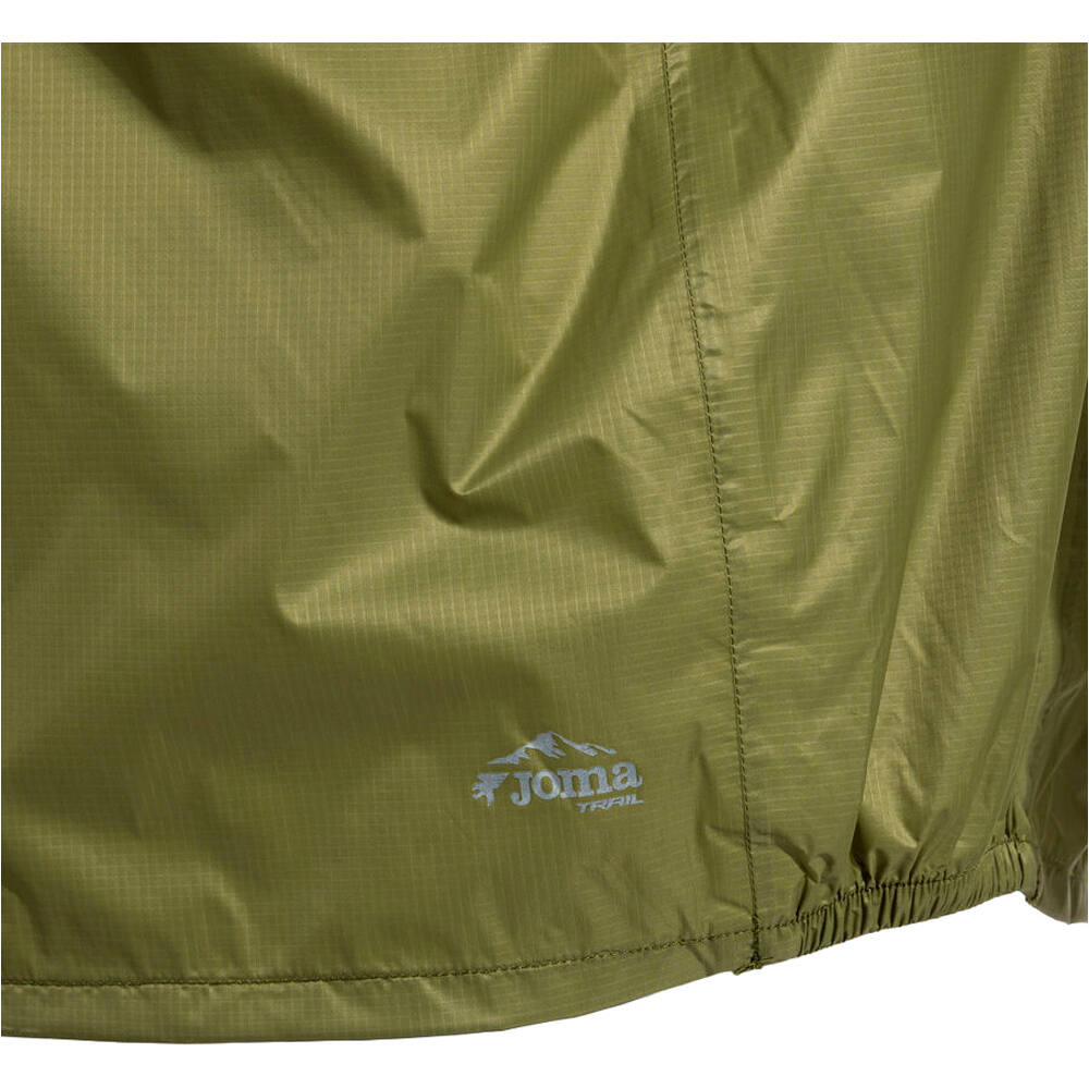 Joma CHAQUETA RUNNING HOMBRE CHUBASQUERO R-TRAIL NATURE VERDE 04