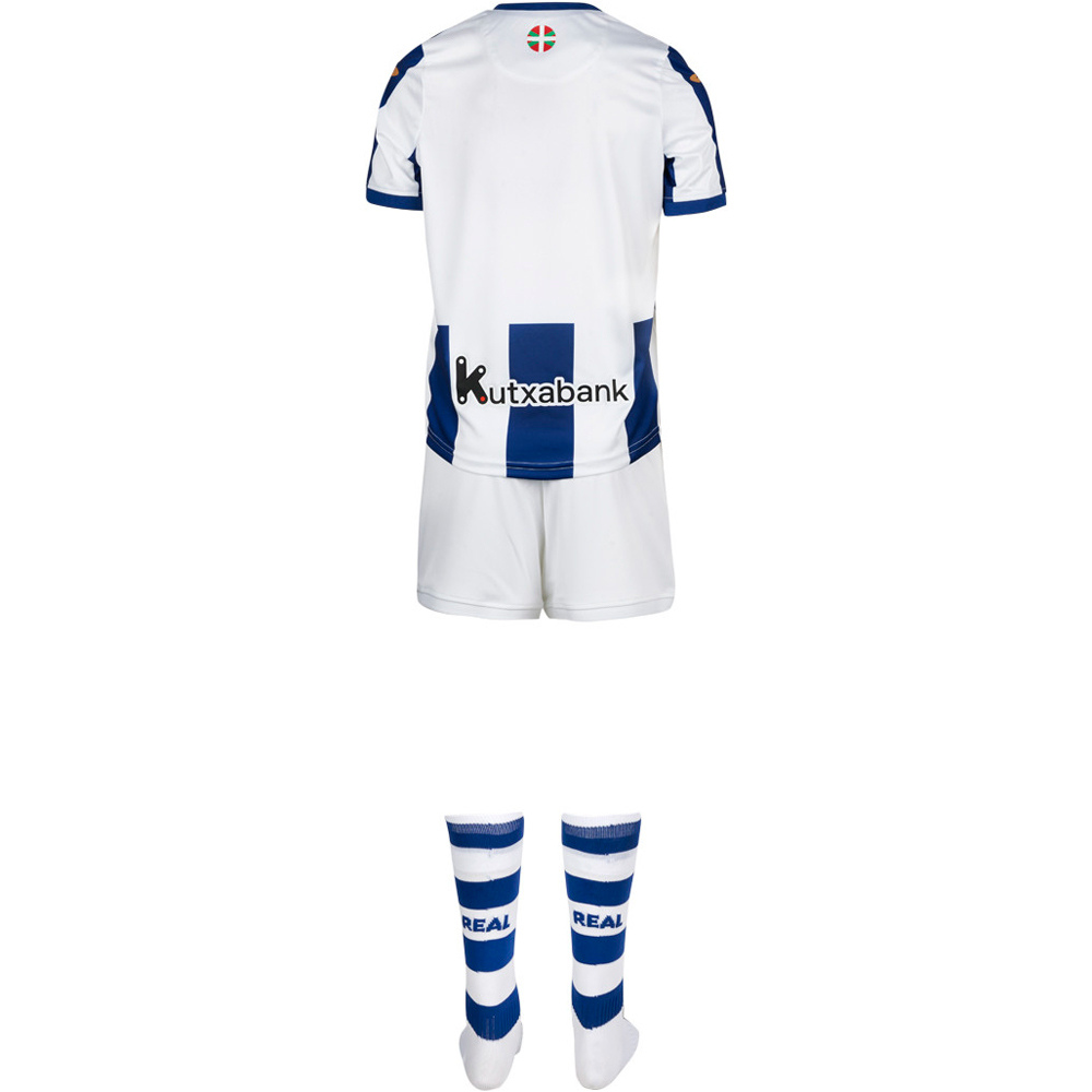 Joma equipación fútbol niño R.SOCIEDAD 27 H MINI vista trasera