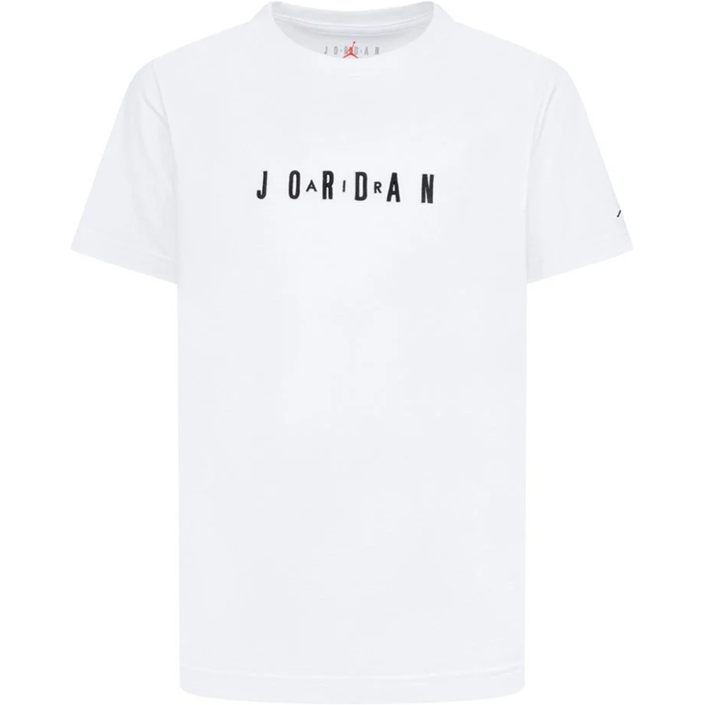 Jordan camiseta manga corta niño JDB MJ WORDMARK EMB vista frontal