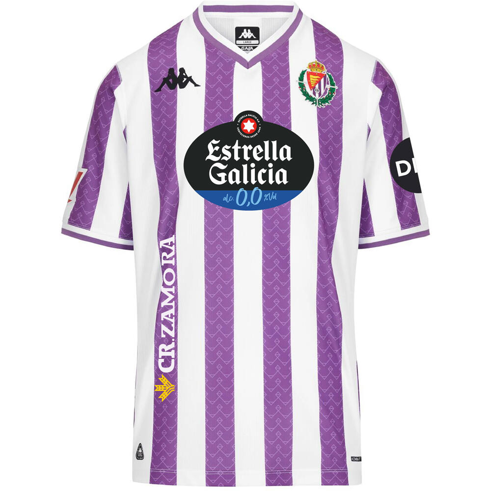 Kappa camiseta de fútbol oficiales VALLADOLID 26 HOME vista frontal