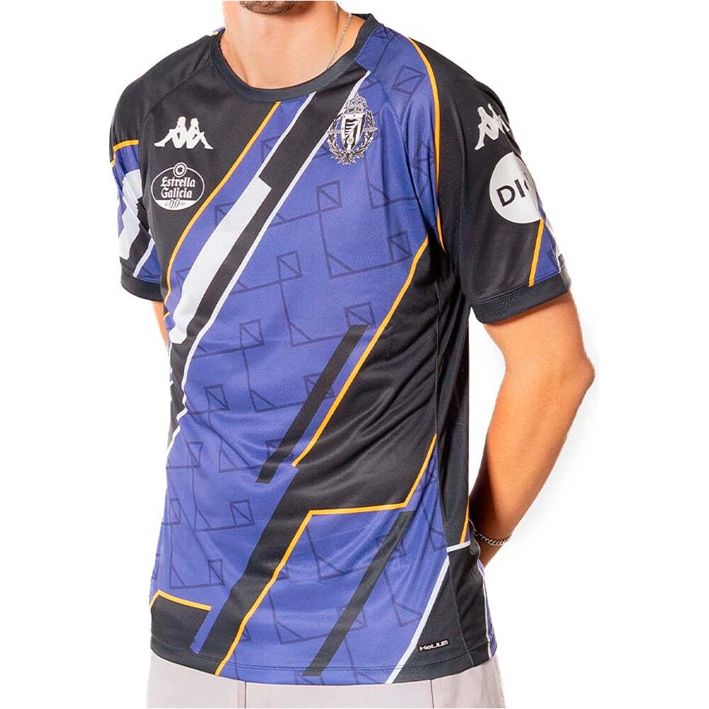 Kappa camiseta entrenamiento niño VALLADOLID 26 JR PREMATCH vista frontal