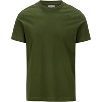 Kappa camiseta manga corta hombre CAFERS SLIM TEE vista frontal