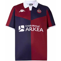 Kappa camisetas rugby manga corta BORDEAUX HOME KOMBAT 26 vista frontal