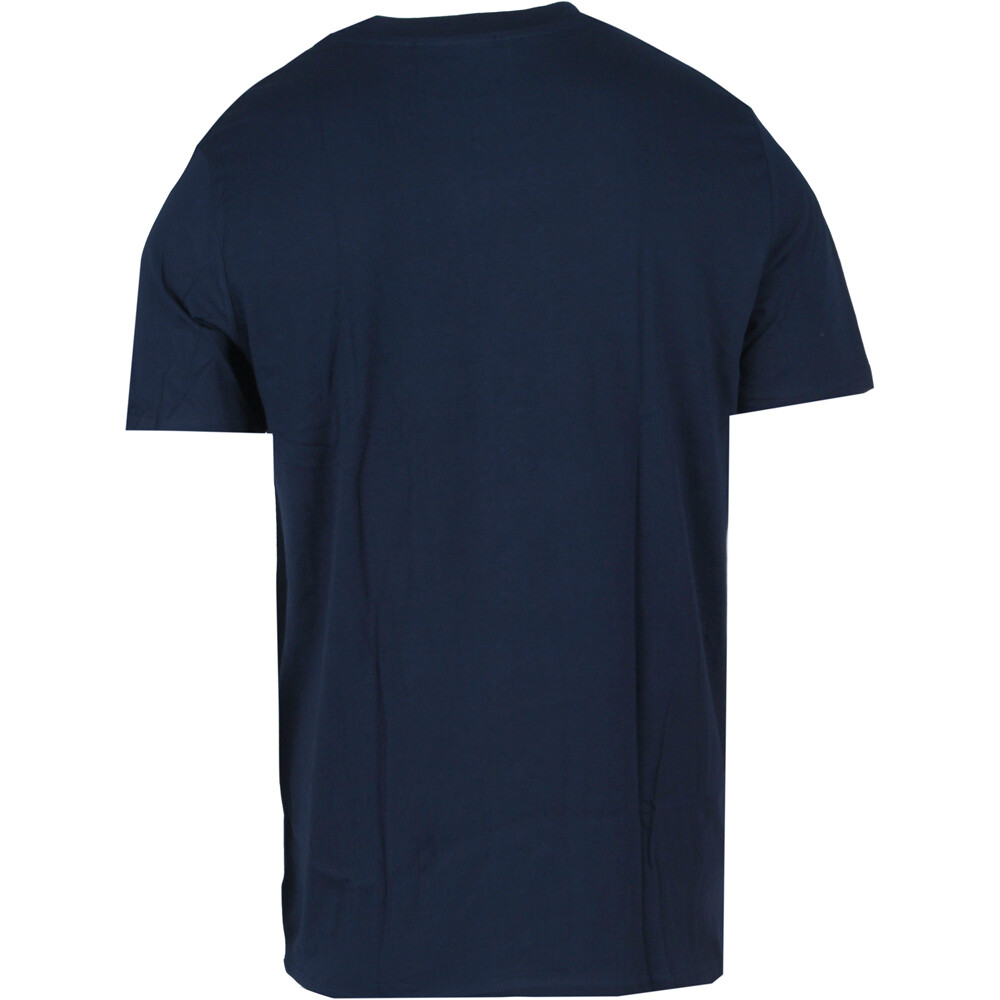Katxi Klothing camiseta manga corta hombre KABINO NAVY/BLANC vista trasera