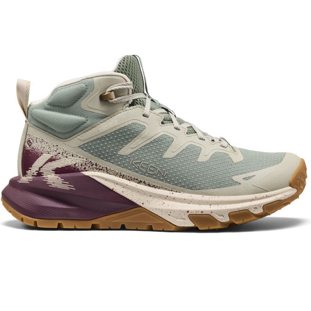 Keen bota trekking mujer TARGHEE APEX MID WP W lateral exterior