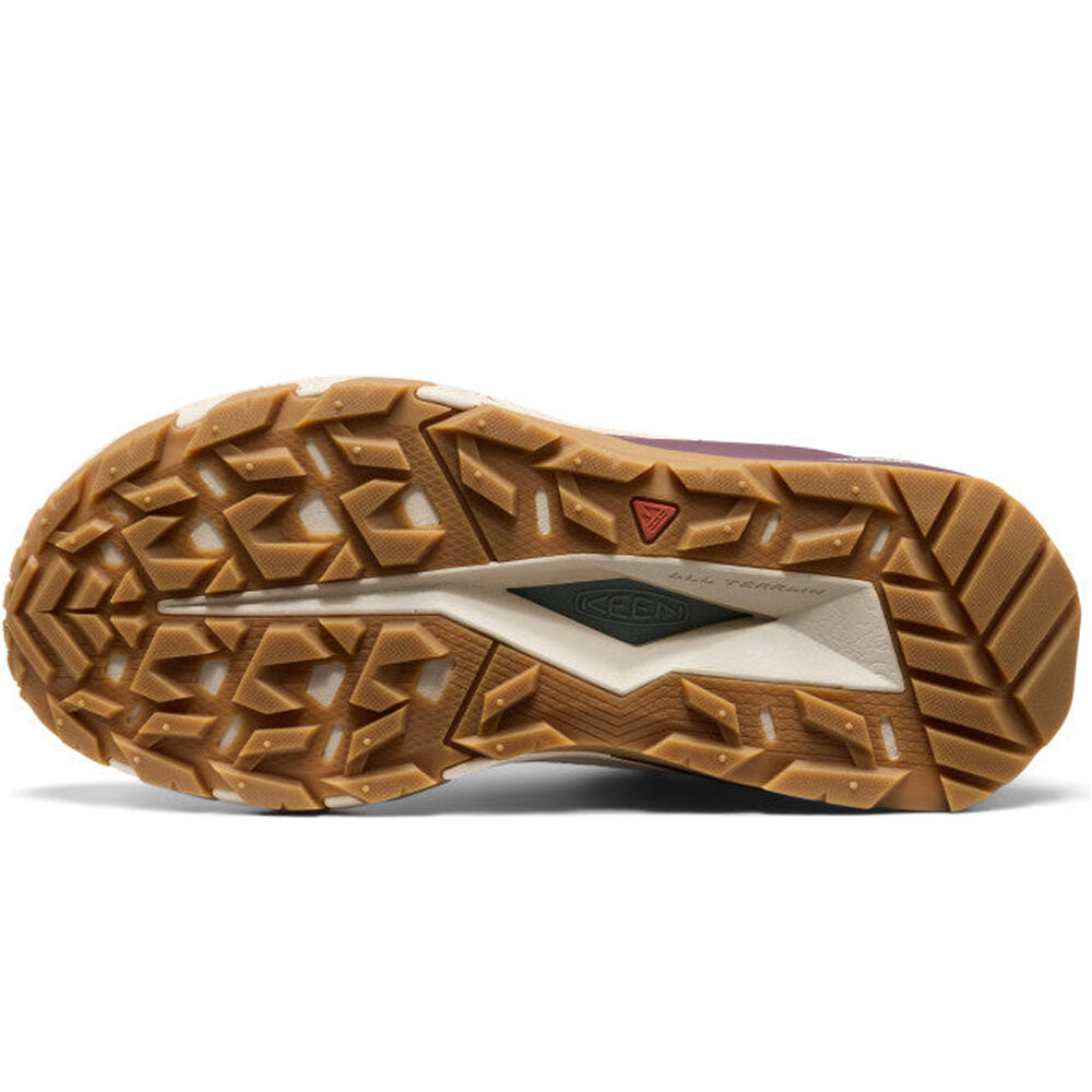 Keen bota trekking mujer TARGHEE APEX MID WP W vista trasera