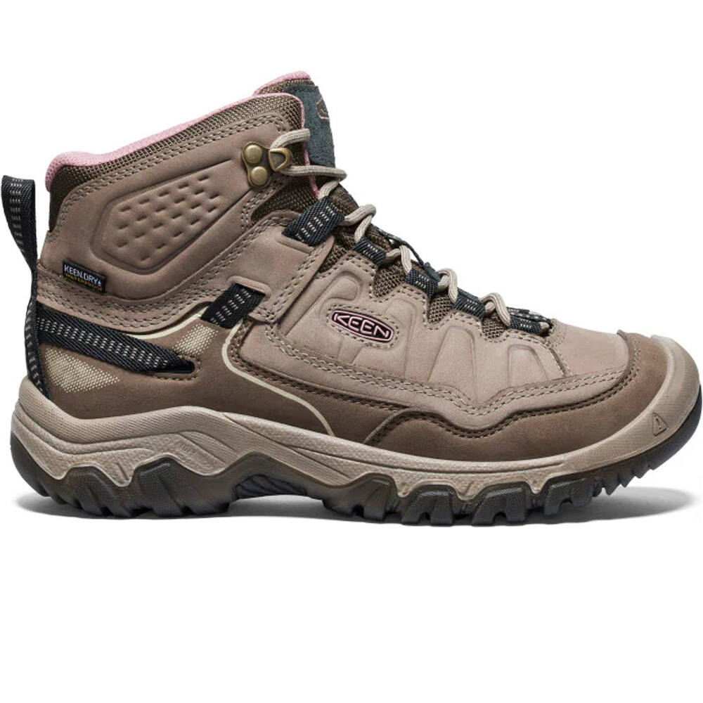 Keen bota trekking mujer TARGHEE IV MID lateral exterior
