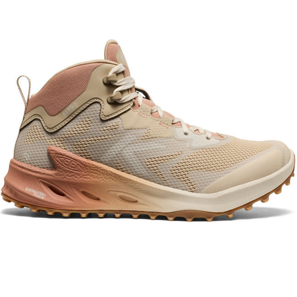 Keen bota trekking mujer ZIONIC NXT MID WP lateral exterior