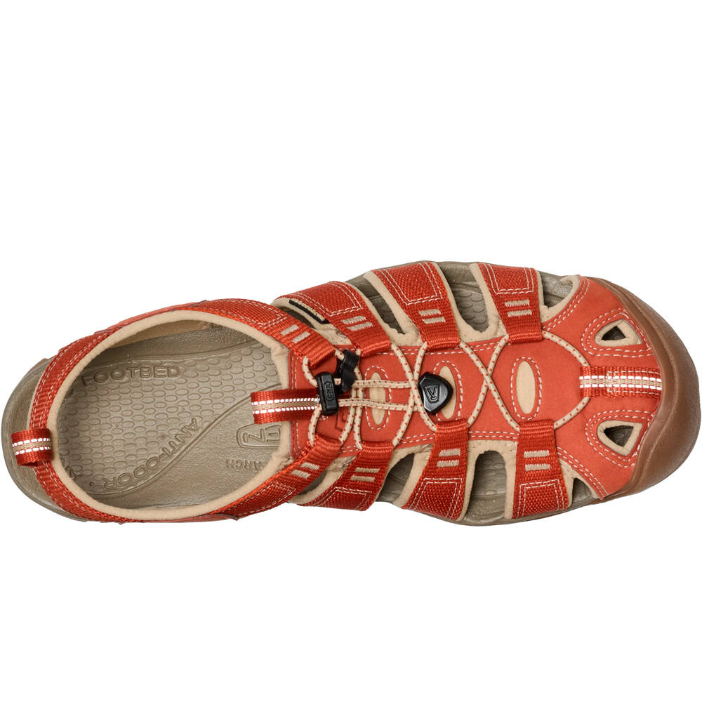 Keen sandalias trekking hombre CLEARWATER CNX vista superior