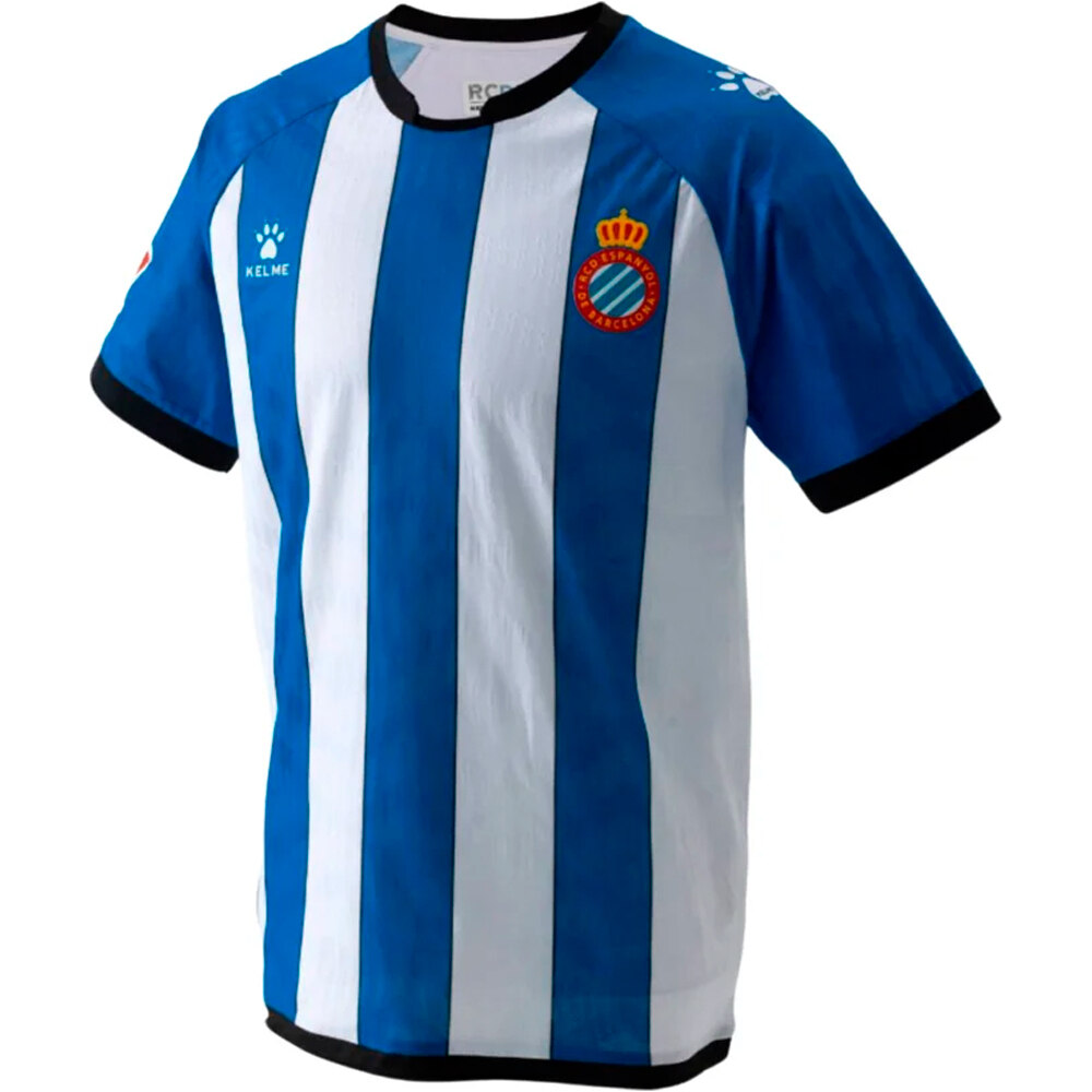 Kelme camiseta de fútbol oficiales ESPAOL 27 H JSY AZBL vista detalle