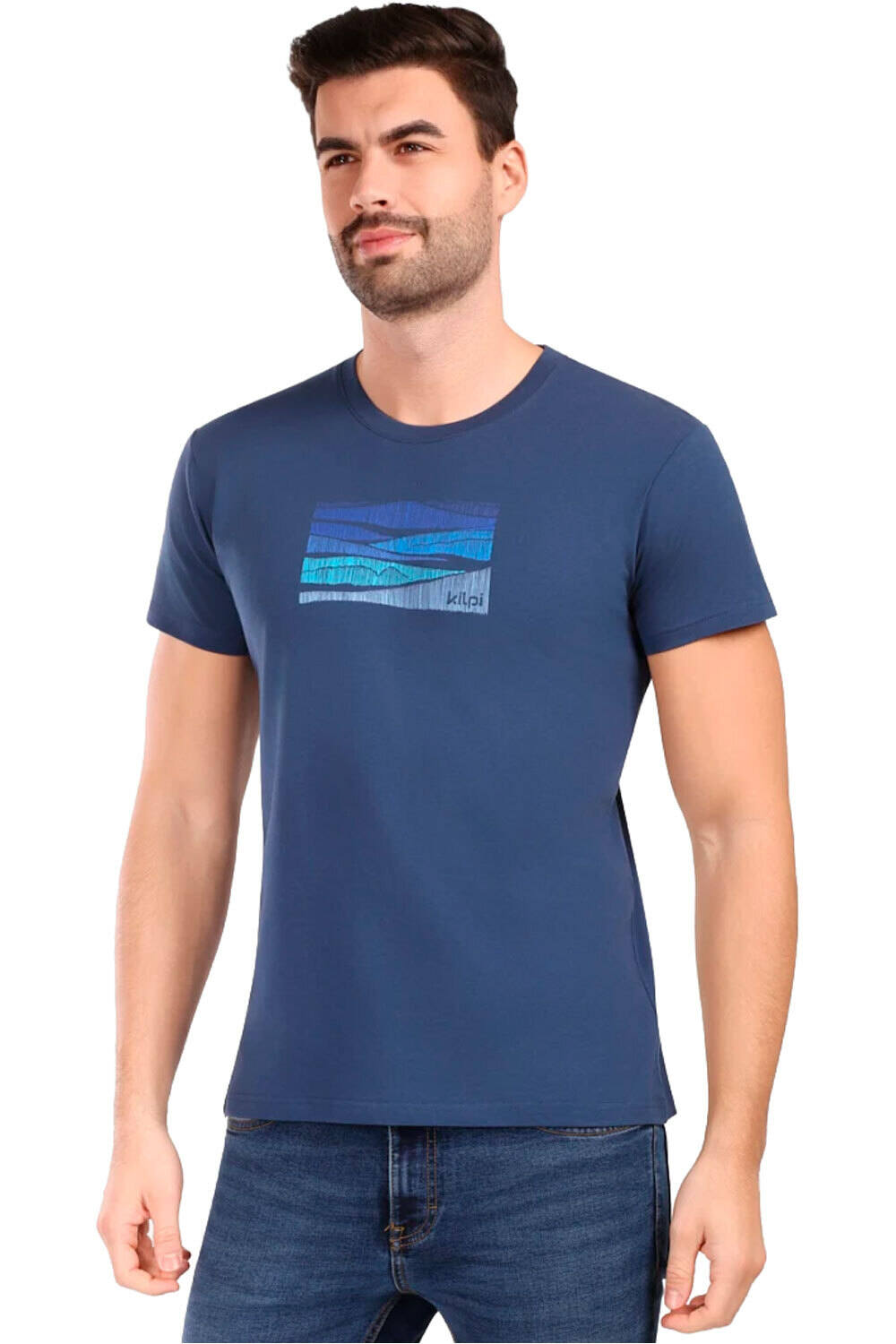 Kilpi camiseta montaña manga corta hombre SPACER-M vista frontal