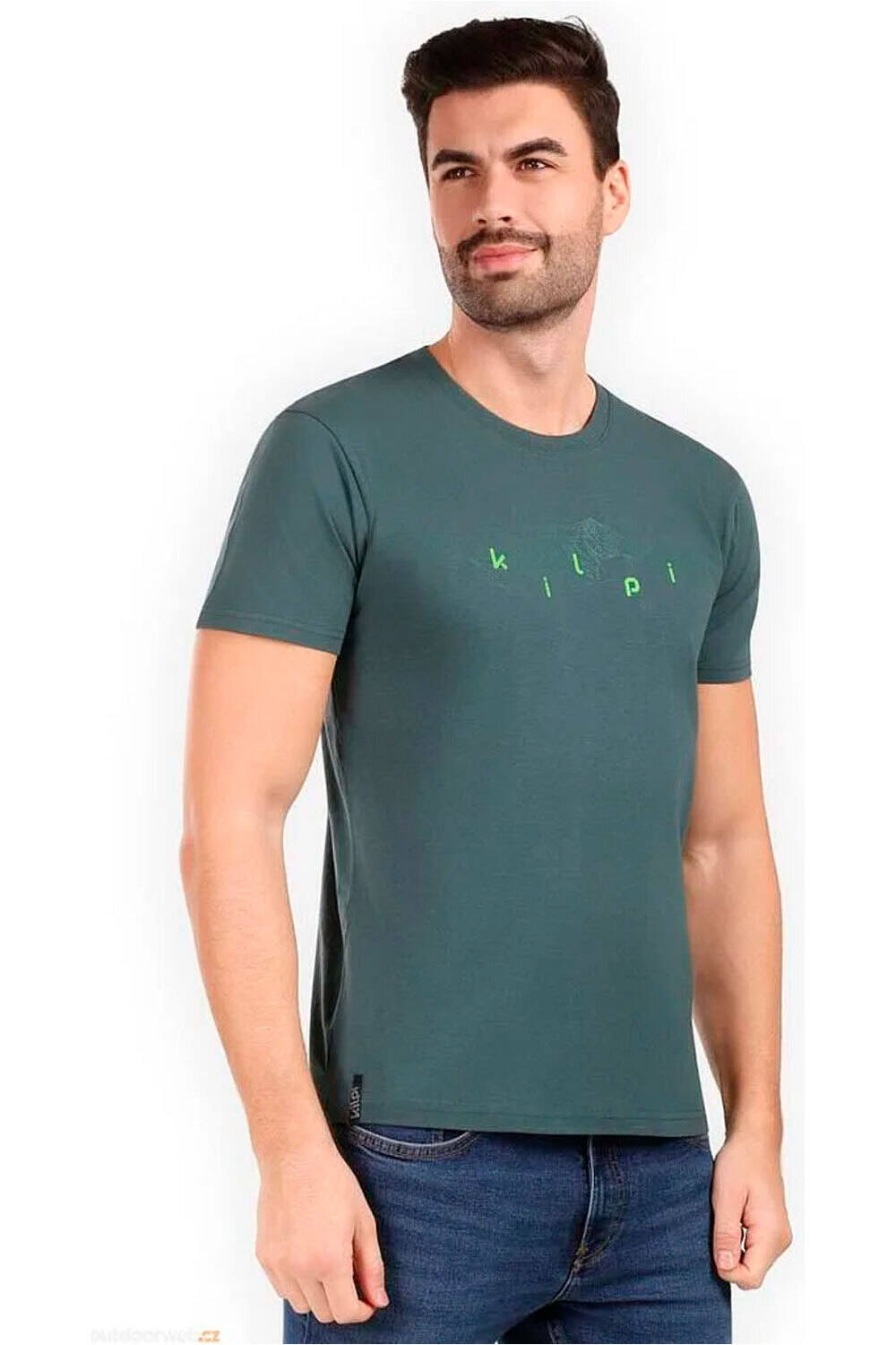 Kilpi camiseta montaña manga corta hombre SPACER-M vista frontal