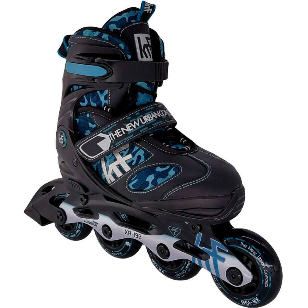 Krf patines infantiles PATIN D SOFT XR-190 CAMOUFLAGE BLUE 01