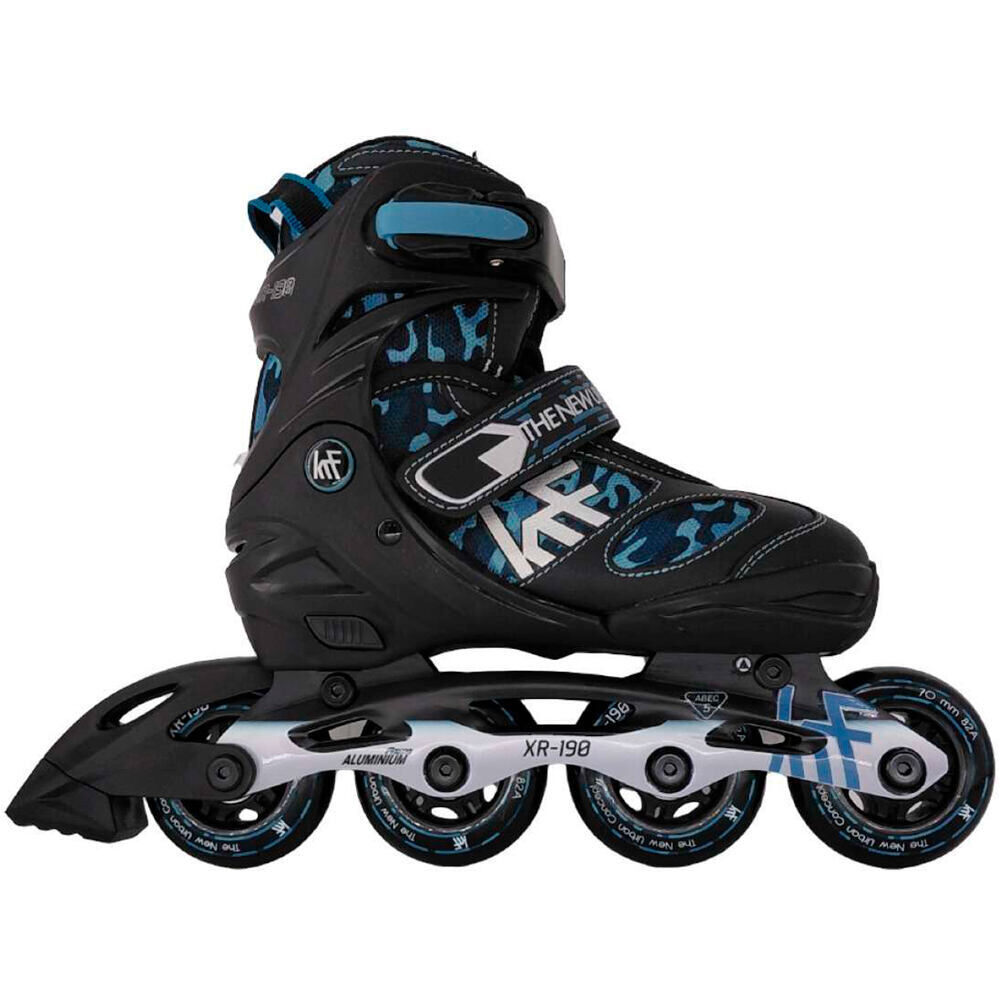 Krf patines infantiles PATIN D SOFT XR-190 CAMOUFLAGE BLUE vista frontal