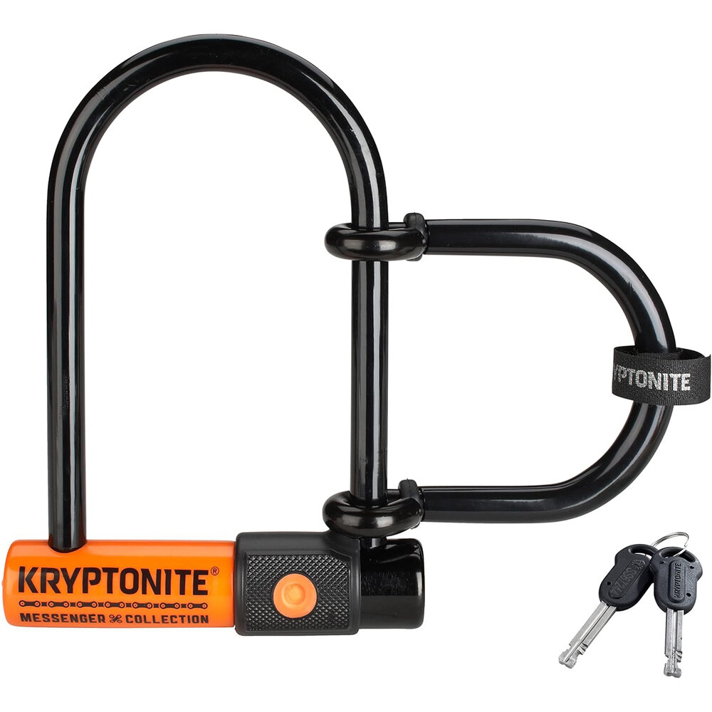 Kriptonics candado bicicleta Antirrobo U Messenger Mini vista frontal